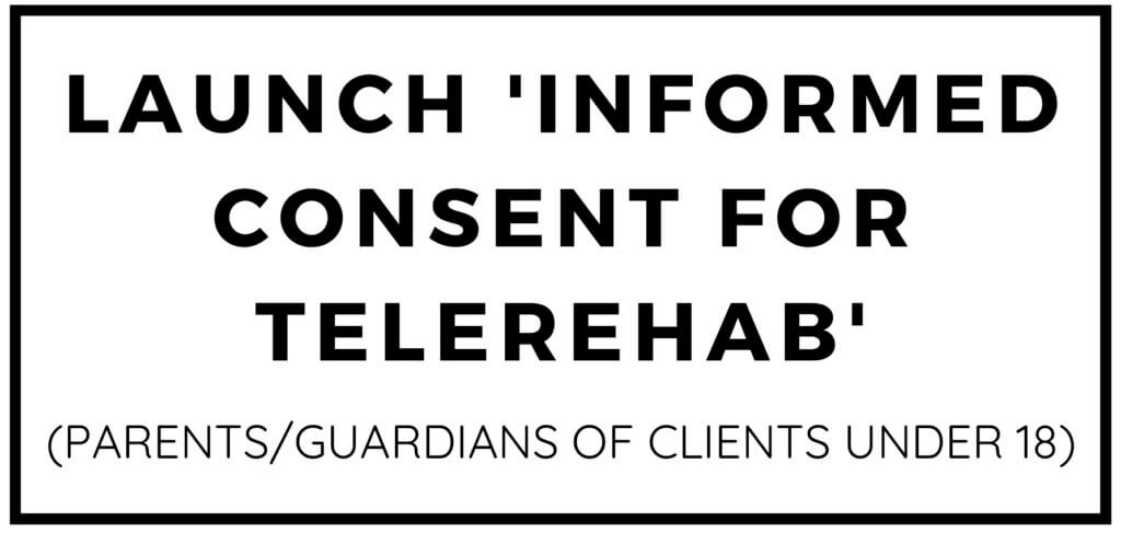 Informed Consent for Telerehab